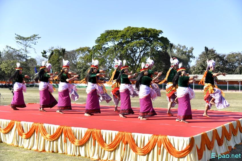 Cultural Programme : Beating of the Retreat - 77th Indian Republic Day at Manipur Rifles, Imphal :: 27th January 2026