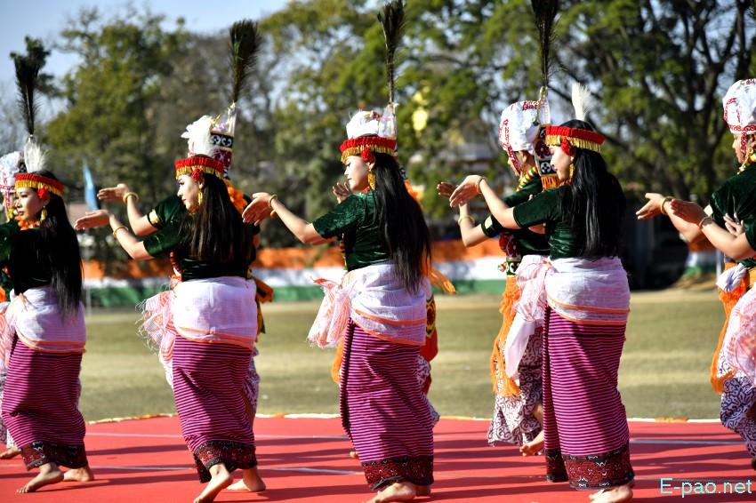 Cultural Programme : Beating of the Retreat - 77th Indian Republic Day at Manipur Rifles, Imphal :: 27th January 2026