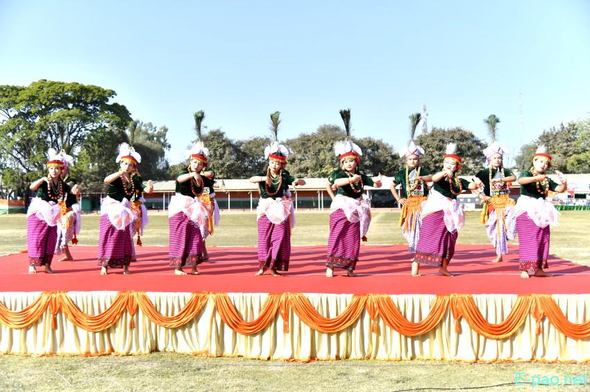Cultural Programme : Beating of the Retreat - 77th Indian Republic Day at Manipur Rifles, Imphal :: 27th January 2026