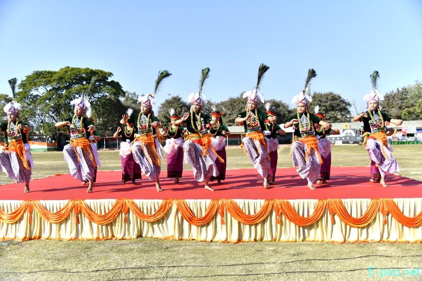 Cultural Programme : Beating of the Retreat - 77th Indian Republic Day at Manipur Rifles, Imphal :: 27th January 2026