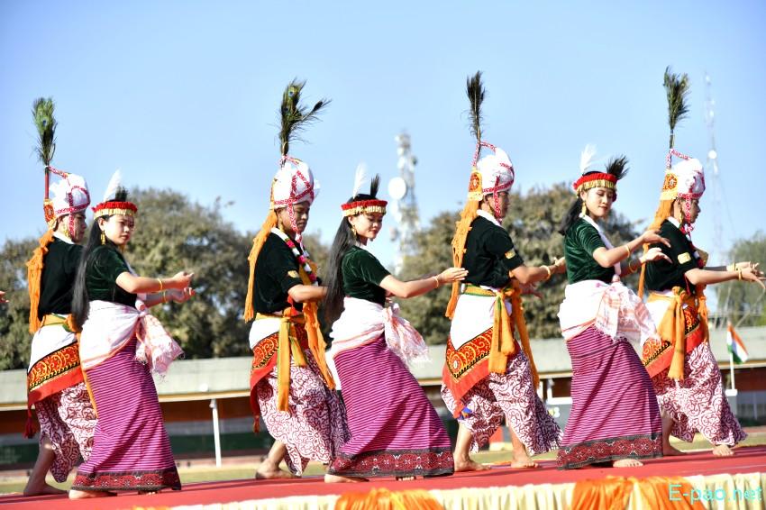 Cultural Programme : Beating of the Retreat - 77th Indian Republic Day at Manipur Rifles, Imphal :: 27th January 2026