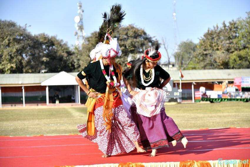 Cultural Programme : Beating of the Retreat - 77th Indian Republic Day at Manipur Rifles, Imphal :: 27th January 2026
