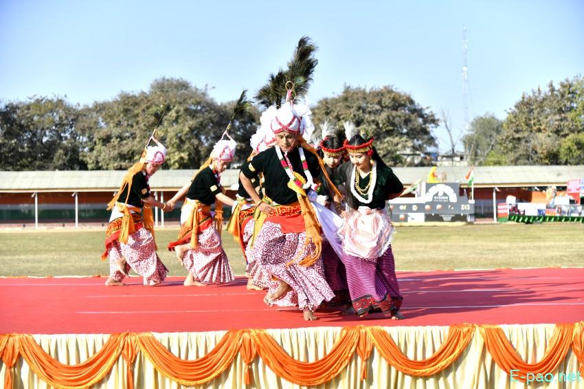 Cultural Programme : Beating of the Retreat - 77th Indian Republic Day at Manipur Rifles, Imphal :: 27th January 2026