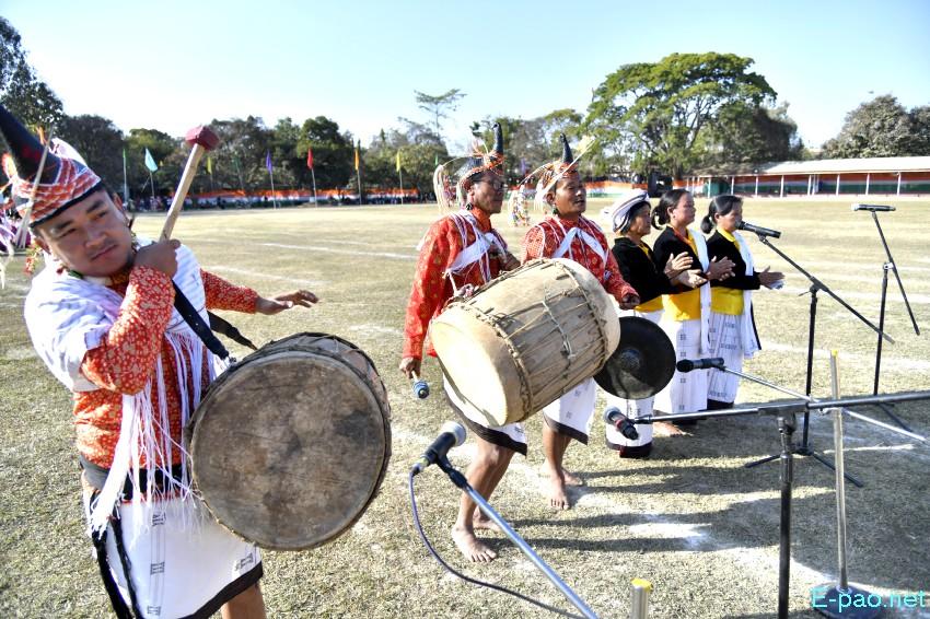 Cultural Programme : Beating of the Retreat - 77th Indian Republic Day at Manipur Rifles, Imphal :: 27th January 2026