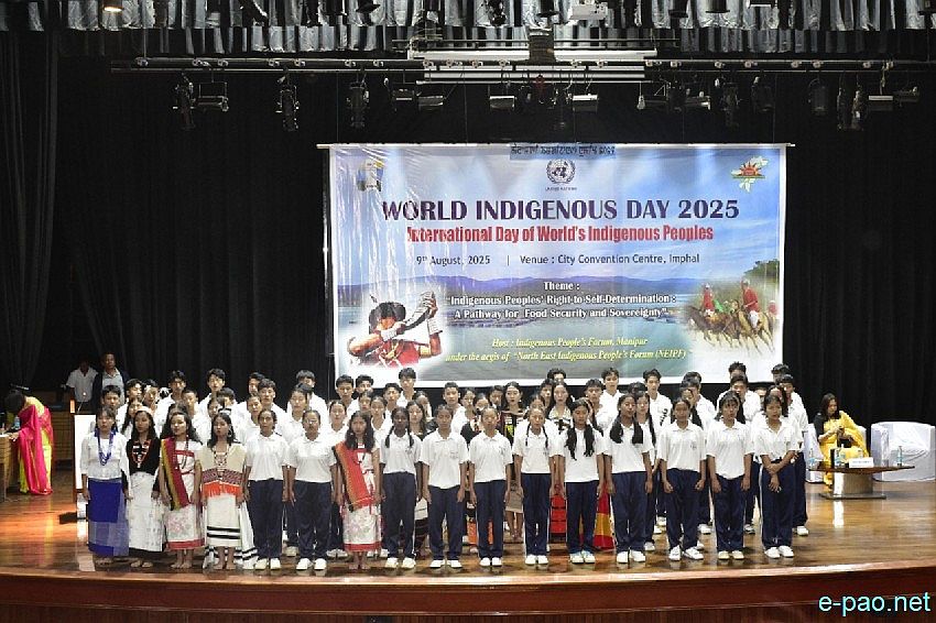 International Day of World's Indigenous Peoples at City Convention Centre, Imphal  :: 9th August 2025