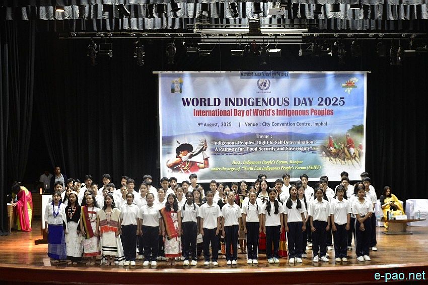 International Day of World's Indigenous Peoples at City Convention Centre, Imphal  :: 9th August 2025