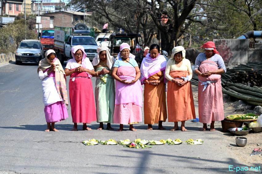 Saroi Khangba (propitiation of the evil spirits) at  Kakwa, Pishum and Keishamthong ::  21st February 2026