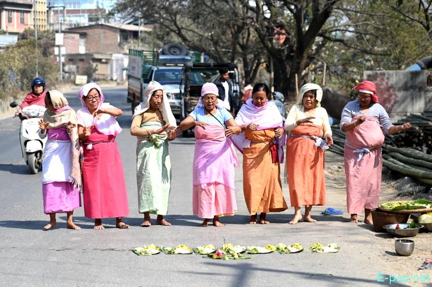 Saroi Khangba (propitiation of the evil spirits) at  Kakwa, Pishum and Keishamthong ::  21st February 2026