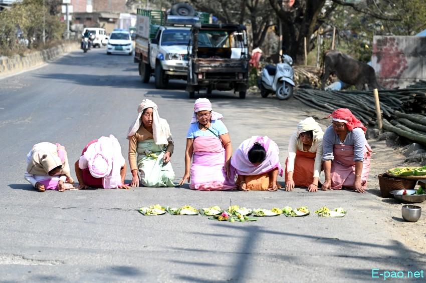 Saroi Khangba (propitiation of the evil spirits) at  Kakwa, Pishum and Keishamthong ::  21st February 2026