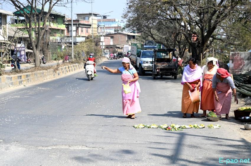 Saroi Khangba (propitiation of the evil spirits) at  Kakwa, Pishum and Keishamthong ::  21st February 2026