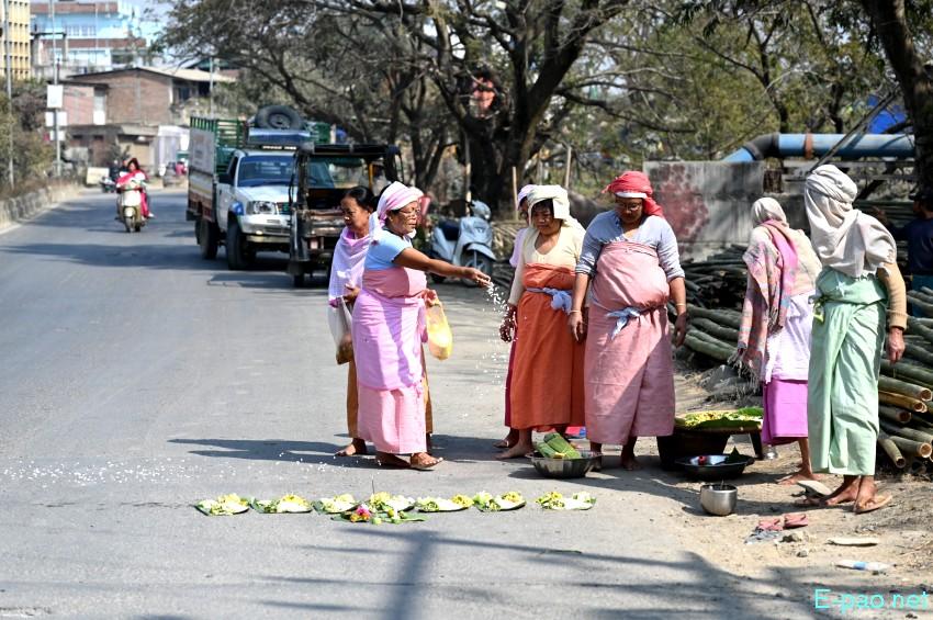 Saroi Khangba (propitiation of the evil spirits) at  Kakwa, Pishum and Keishamthong ::  21st February 2026