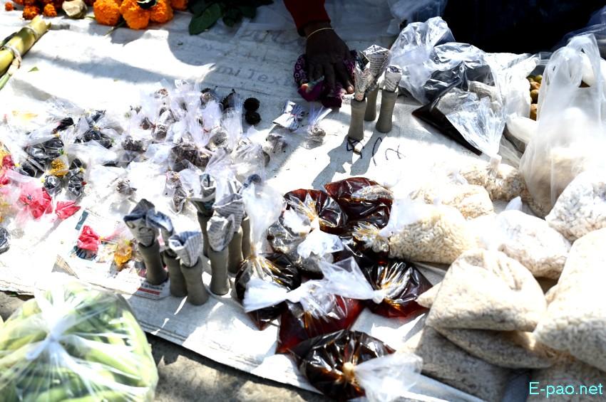 Shopping List for Shivaratri  at Singjamei Thong, Imphal ::  16th February 2026