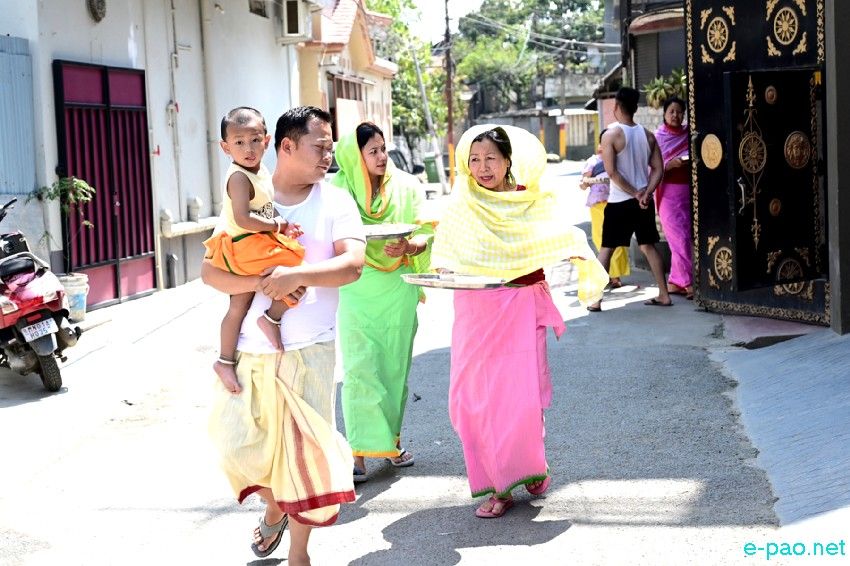 Cheiraoba Chak Katpa at entrance Gate of every house in Imphal :: March 30th 2025