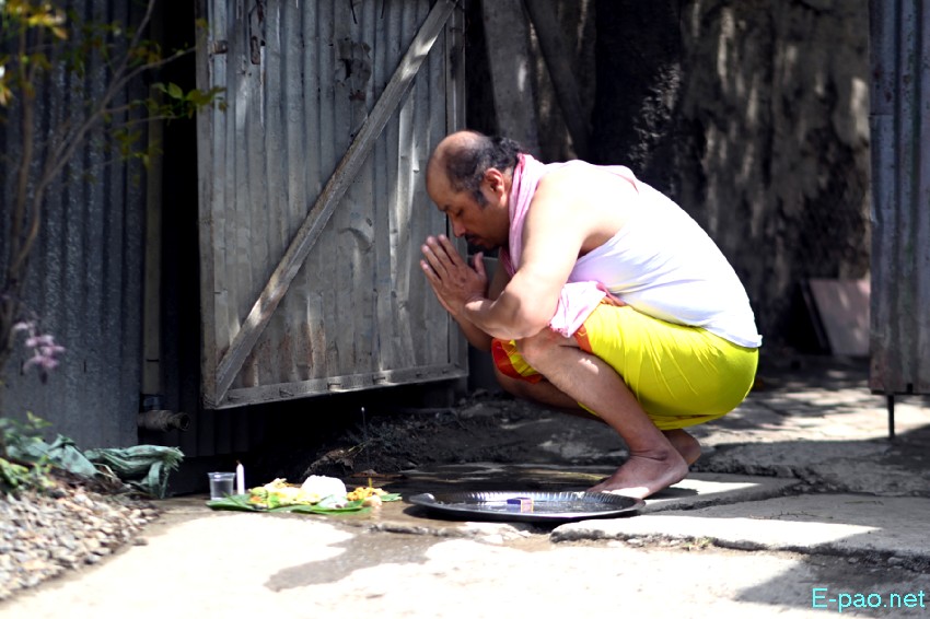 Cheiraoba Chak Katpa at entrance Gate of every house in Imphal :: March 19th 2026
