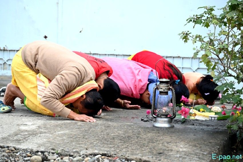 Cheiraoba Chak Katpa at entrance Gate of every house in Imphal :: March 19th 2026