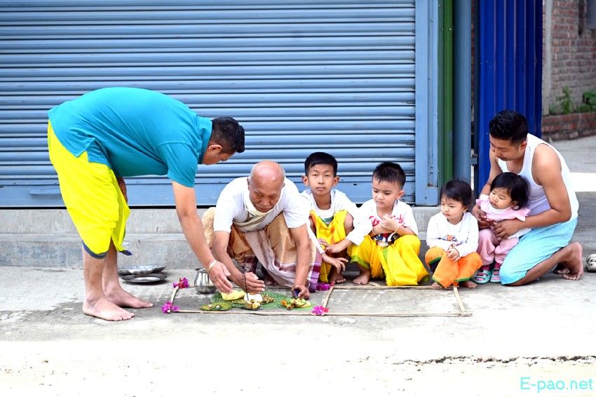 Cheiraoba Chak Katpa at entrance Gate of every house in Imphal :: March 19th 2026