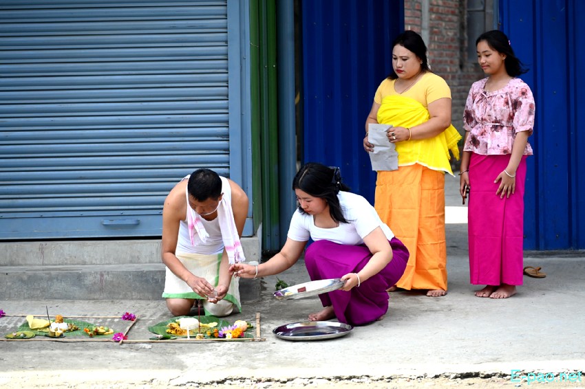 Cheiraoba Chak Katpa at entrance Gate of every house in Imphal :: March 19th 2026