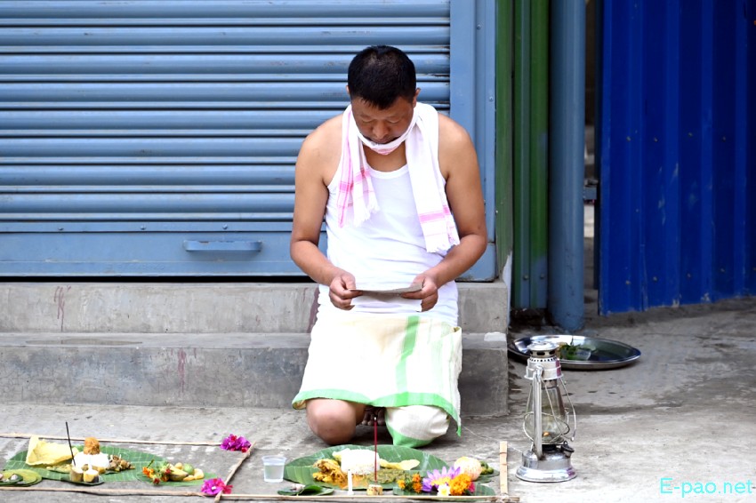 Cheiraoba Chak Katpa at entrance Gate of every house in Imphal :: March 19th 2026