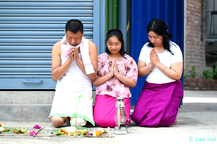 Cheiraoba Chak Katpa at entrance Gate of every house in Imphal :: March 19th 2026
