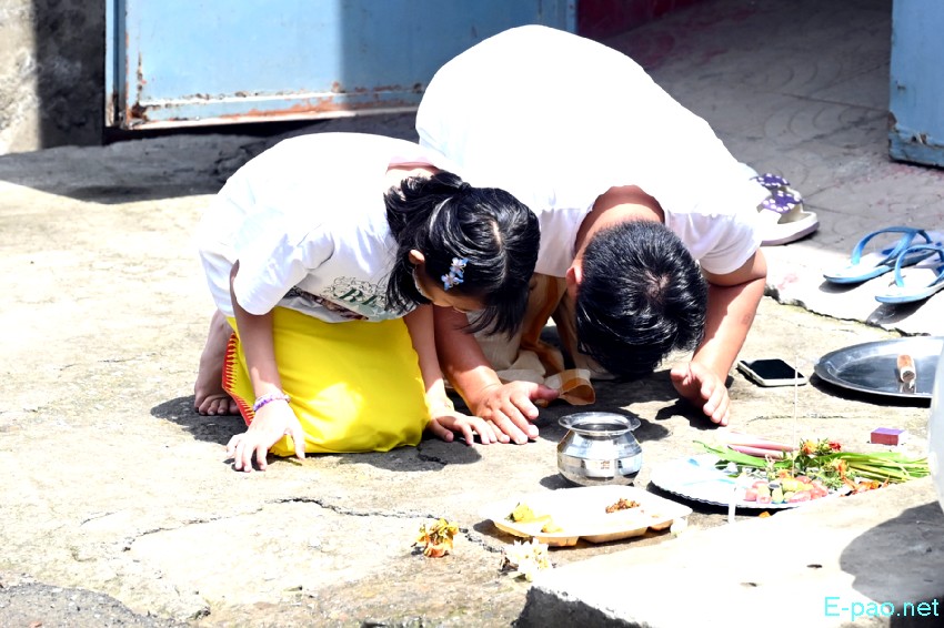 Cheiraoba Chak Katpa at entrance Gate of every house in Imphal :: March 19th 2026