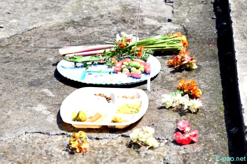 Cheiraoba Chak Katpa at entrance Gate of every house in Imphal :: March 19th 2026