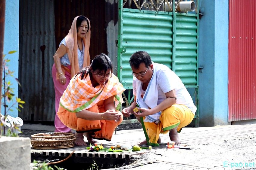 Cheiraoba Chak Katpa at entrance Gate of every house in Imphal :: March 19th 2026