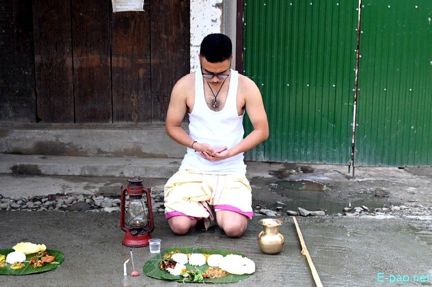 Cheiraoba Chak Katpa at entrance Gate of every house in Imphal :: March 19th 2026