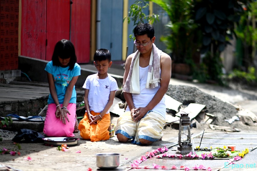 Cheiraoba Chak Katpa at entrance Gate of every house in Imphal :: March 19th 2026