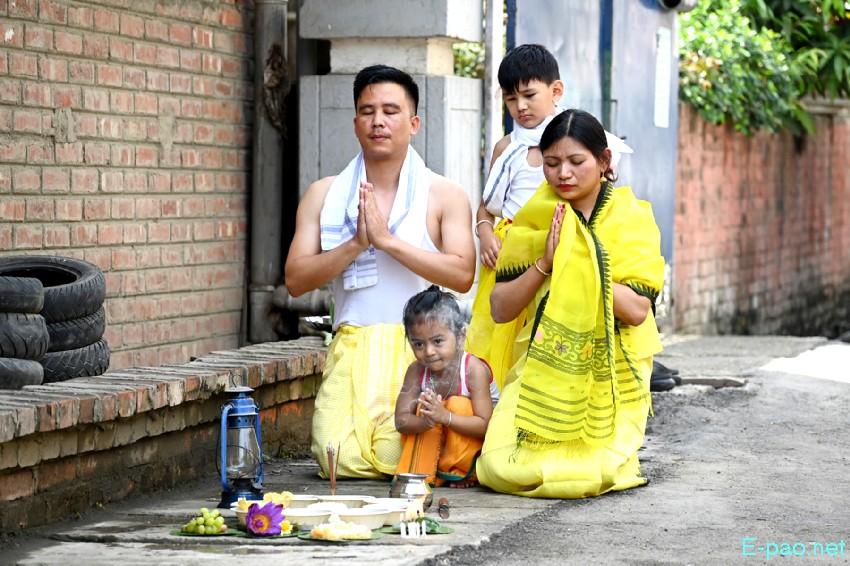 Cheiraoba Chak Katpa at entrance Gate of every house in Imphal :: March 19th 2026