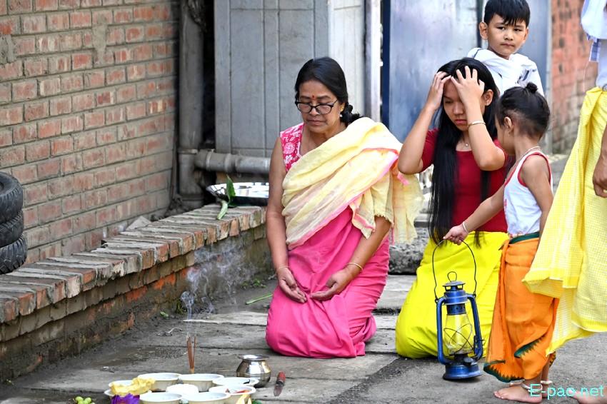 Cheiraoba Chak Katpa at entrance Gate of every house in Imphal :: March 19th 2026