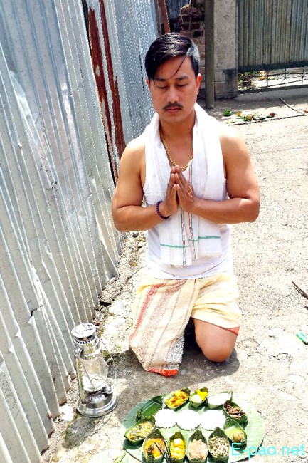 Cheiraoba Chak Katpa at entrance Gate of every house in Imphal :: March 19th 2026