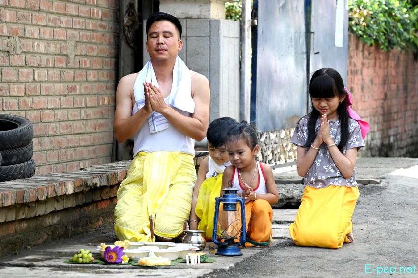 Cheiraoba Chak Katpa at entrance Gate of every house in Imphal :: March 19th 2026