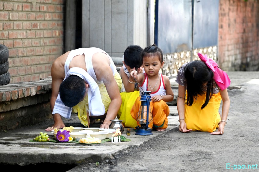 Cheiraoba Chak Katpa at entrance Gate of every house in Imphal :: March 19th 2026