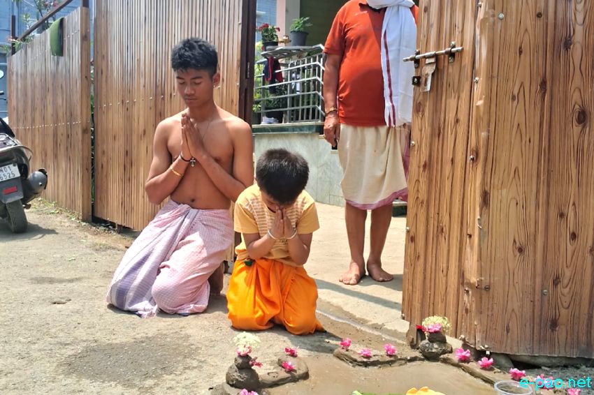 Cheiraoba Chak Katpa at entrance Gate of every house in Imphal :: 14th April 2026