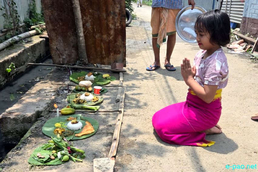 Cheiraoba Chak Katpa at entrance Gate of every house in Imphal :: 14th April 2026