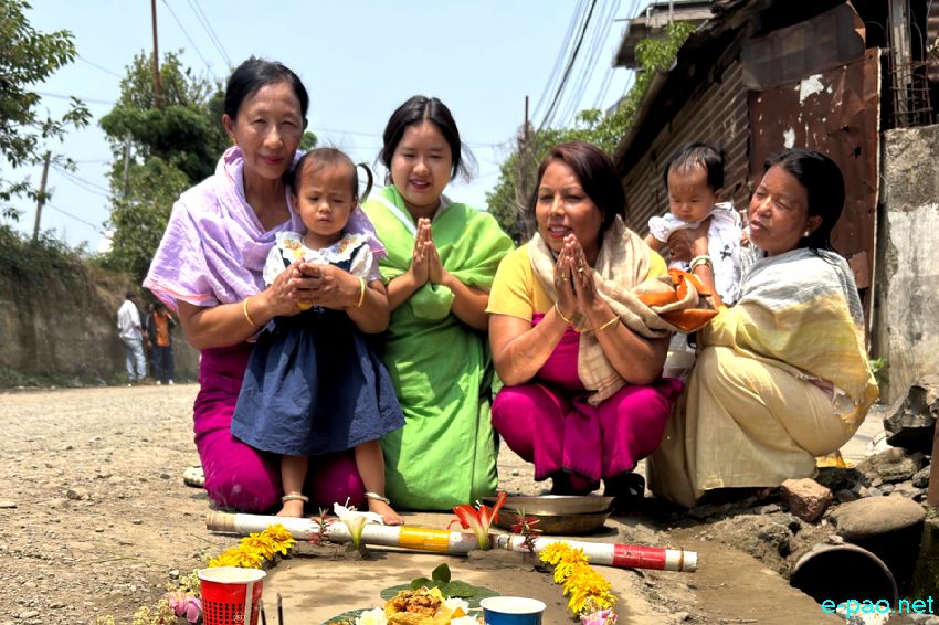 Cheiraoba Chak Katpa at entrance Gate of every house in Imphal :: 14th April 2026