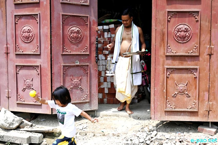 Cheiraoba Chak Katpa at entrance Gate of every house in Imphal :: 14th April 2026