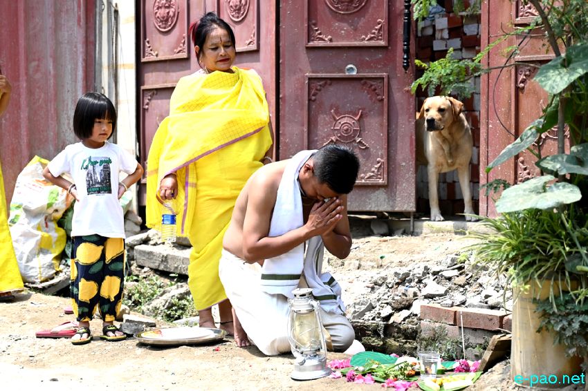 Cheiraoba Chak Katpa at entrance Gate of every house in Imphal :: 14th April 2026