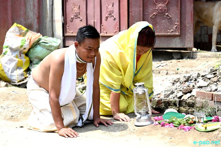 Cheiraoba Chak Katpa at entrance Gate of every house in Imphal :: 14th April 2026