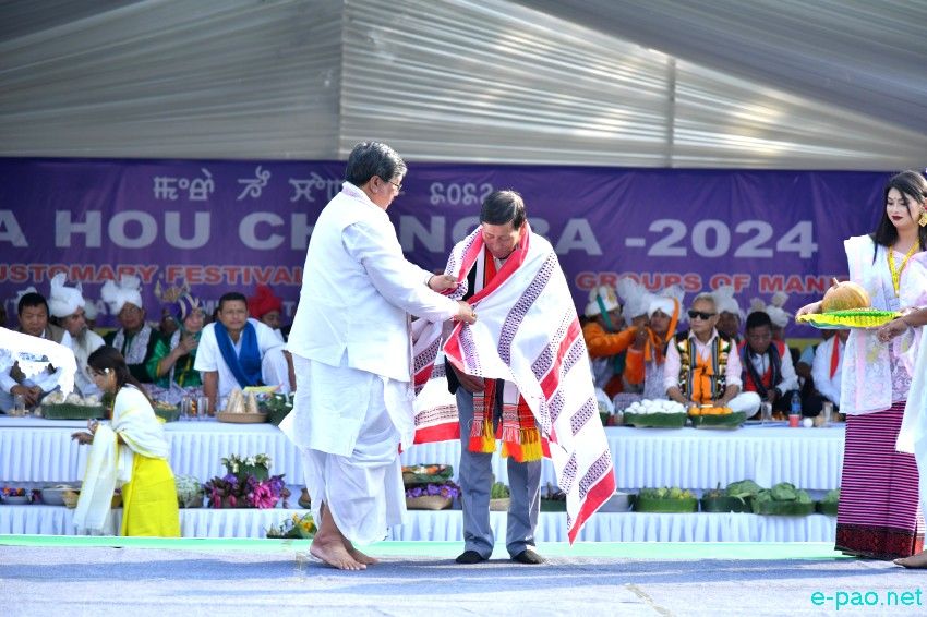Mera Houchongba : Festival of bond of love between the hill and plain people at Kangla :: 17th October 2024