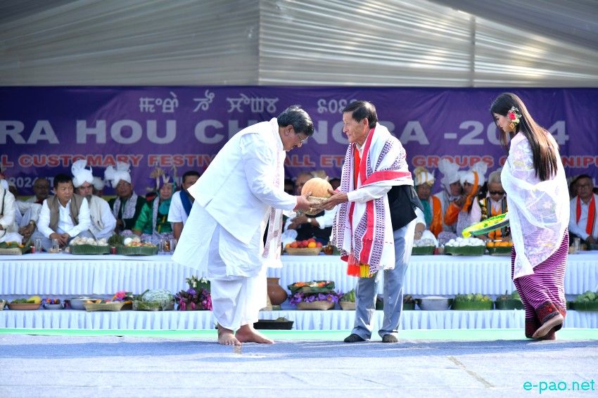 Mera Houchongba : Festival of bond of love between the hill and plain people at Kangla :: 17th October 2024