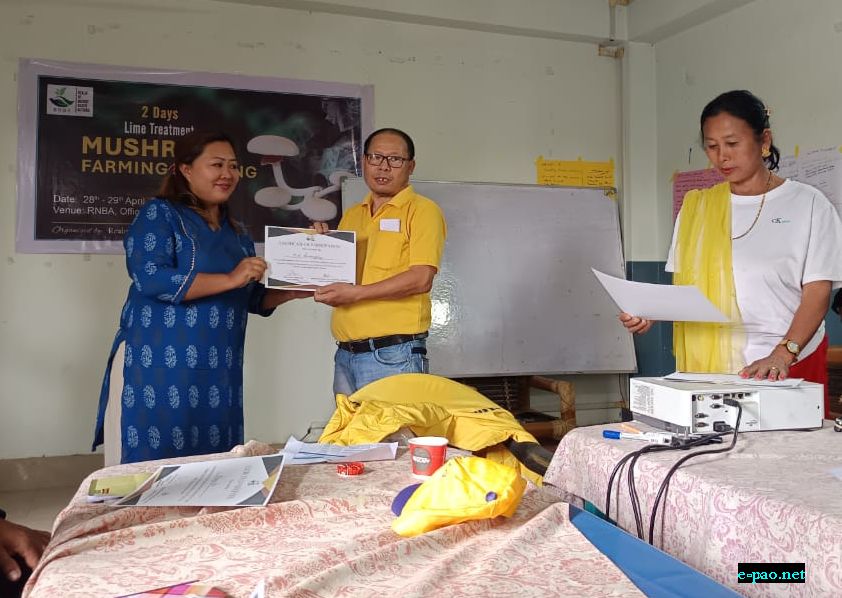 Mushroom Training Program at Tarung, Imphal :: 28th to 29th April 2025