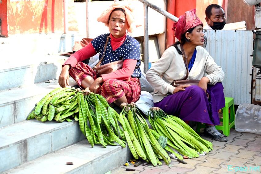 Seasonal Vegetable at Khwairamband Ima Keithel, Imphal :: 18th March 2026