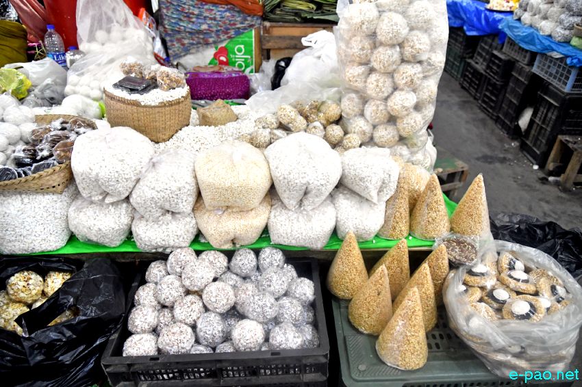 Seasonal food and other items  at Khwairamband Ima Keithel, Imphal :: 10th July 2026