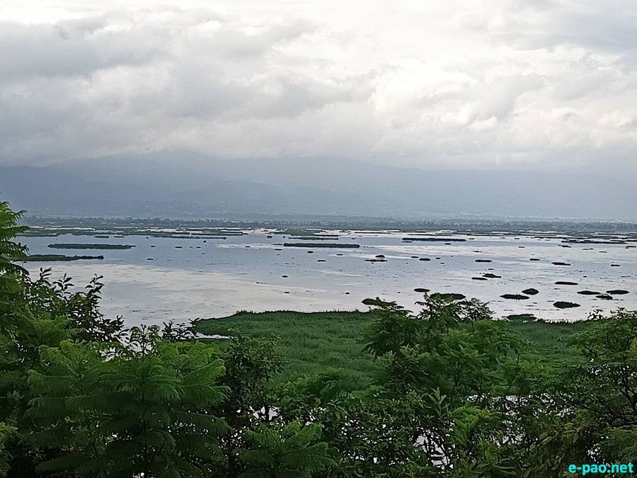 Loktak Pat (Loktak Lake) , located at Moirang in Manipur, as seen in August 2025