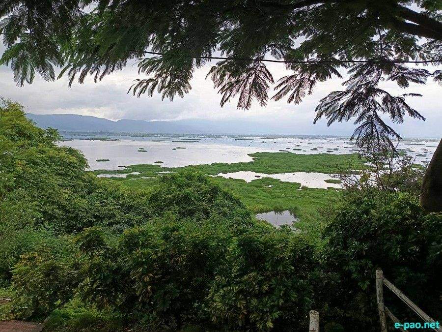 Loktak Pat (Loktak Lake) , located at Moirang in Manipur, as seen in August 2025