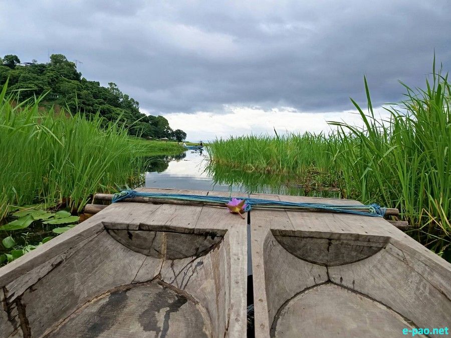 Loktak Pat (Loktak Lake) , located at Moirang in Manipur, as seen in August 2025