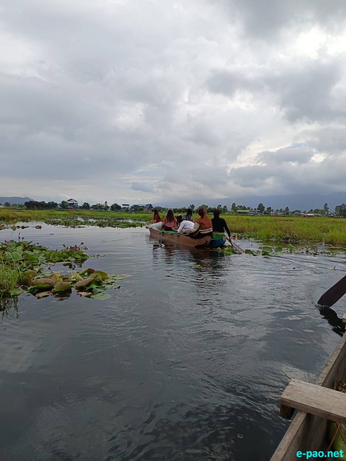 Loktak Pat (Loktak Lake) , located at Moirang in Manipur, as seen in August 2025