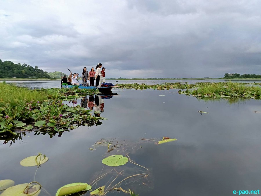 Loktak Pat (Loktak Lake) , located at Moirang in Manipur, as seen in August 2025