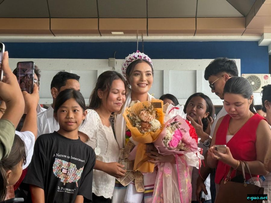 Sarangthem Nirupama - Reception at Bir Tikendrajit International Airport, Imphal :: 30th August 2025
